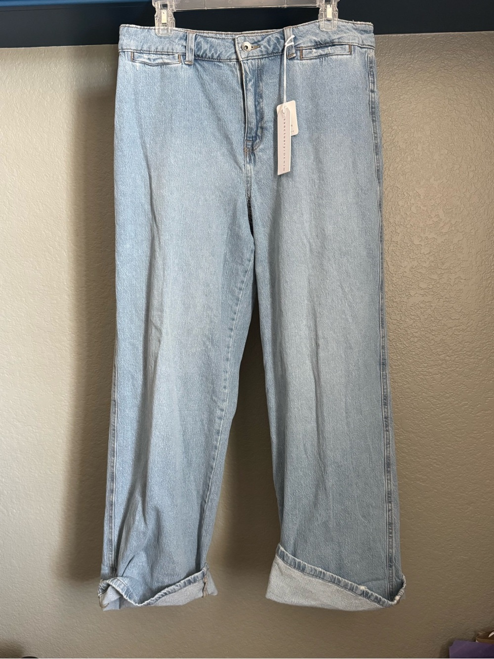 Sanctuary Light Denim Wide Leg Jeans NWT